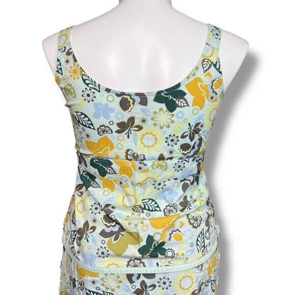 Aventura Clothing Womens Tank Top Skirt Matching Set Floral Print Size 14 Large - Picture 6 of 16